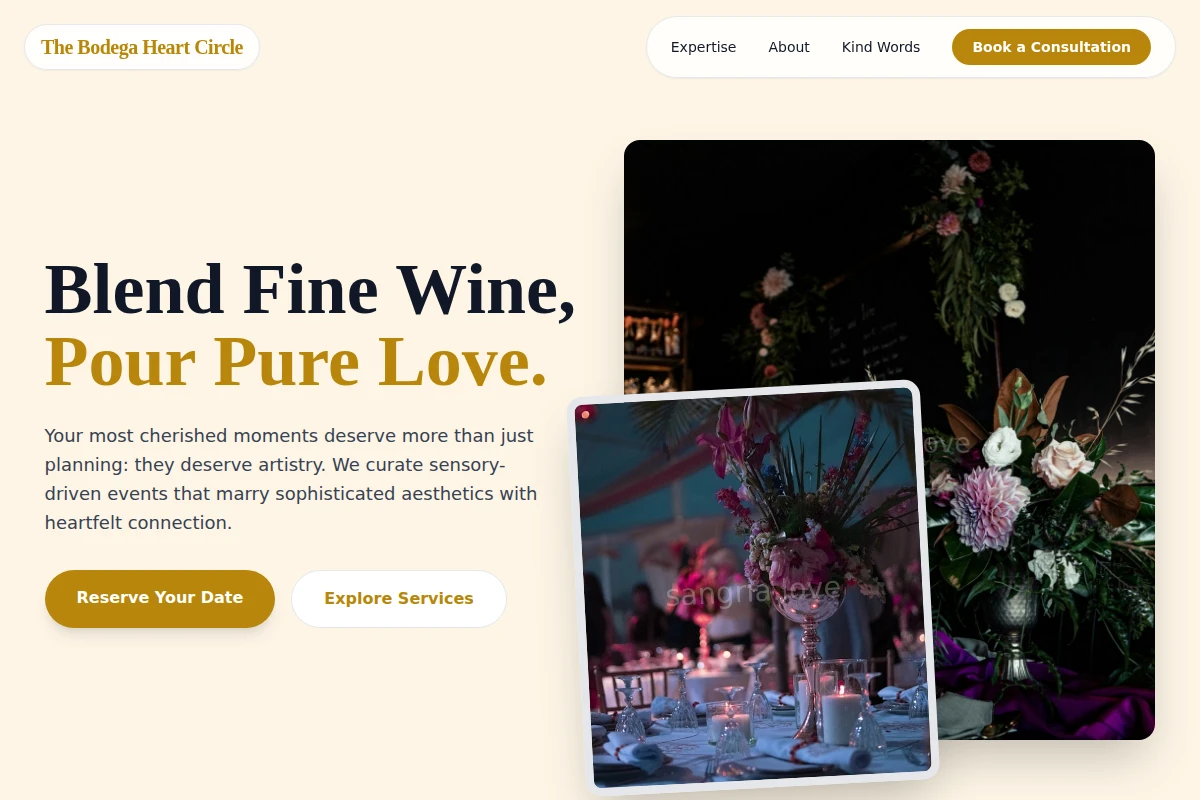 Pour Event Planning