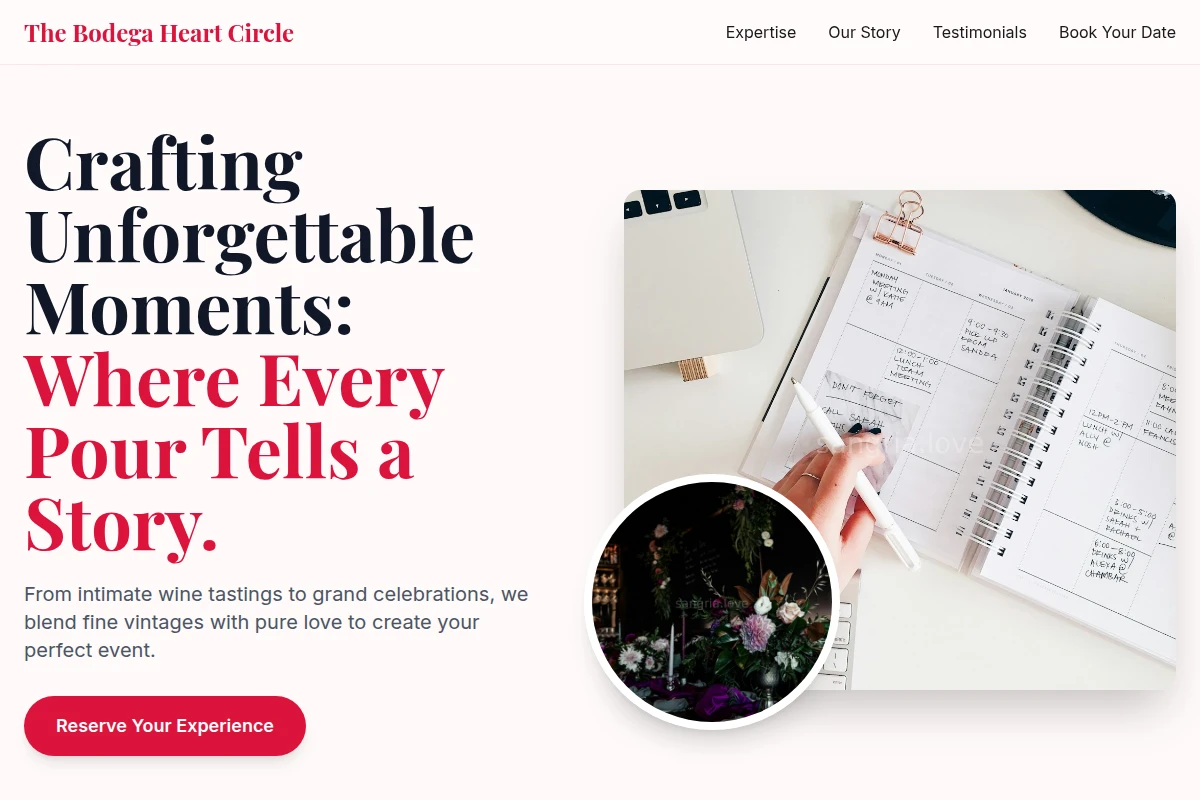 Pour Event Planning