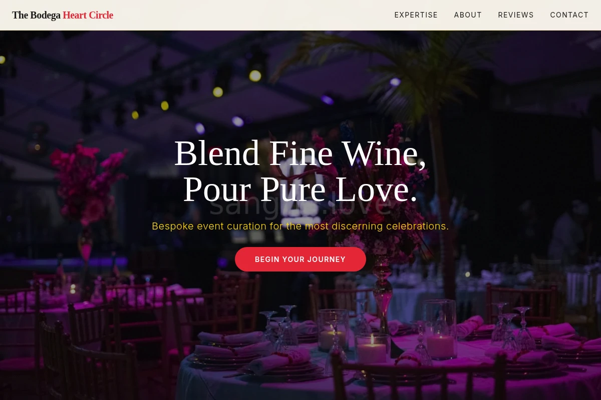 Cellar Event Planning