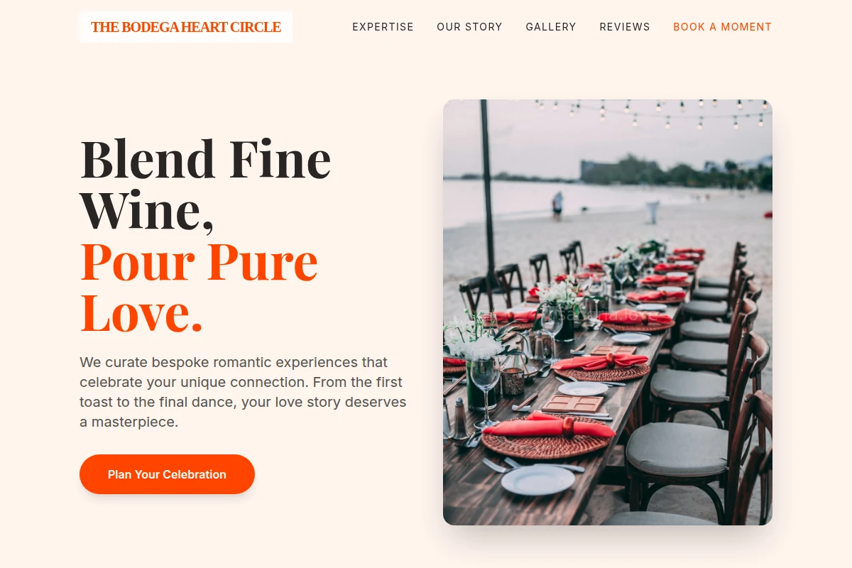 Romance Event Planning