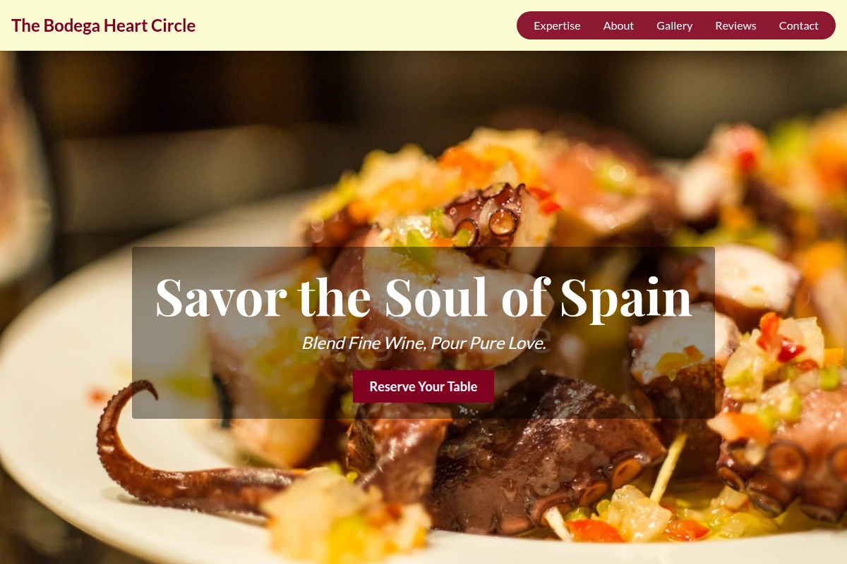 Velvet Spanish Food