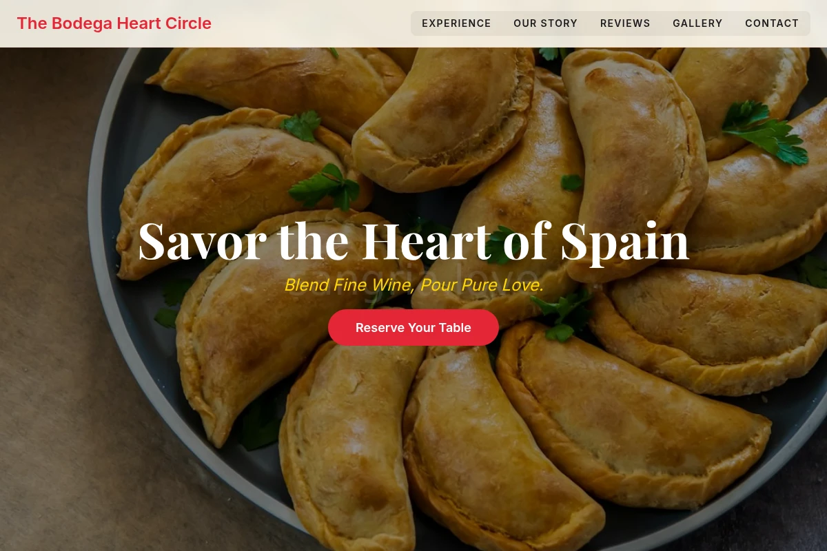 Pitcher Spanish Food