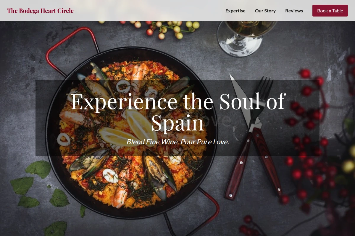 Warmth Spanish Food