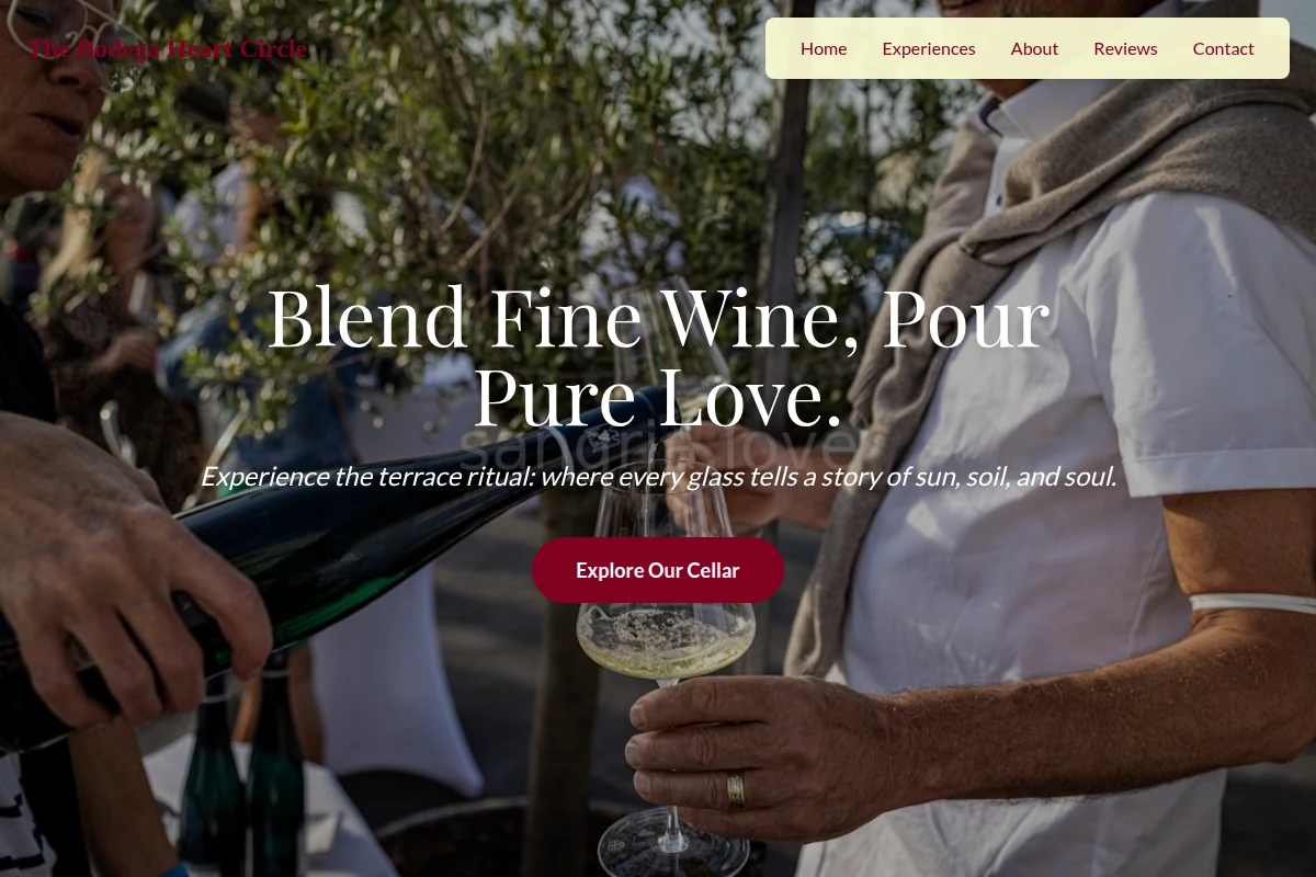 Terrace Wine Tasting