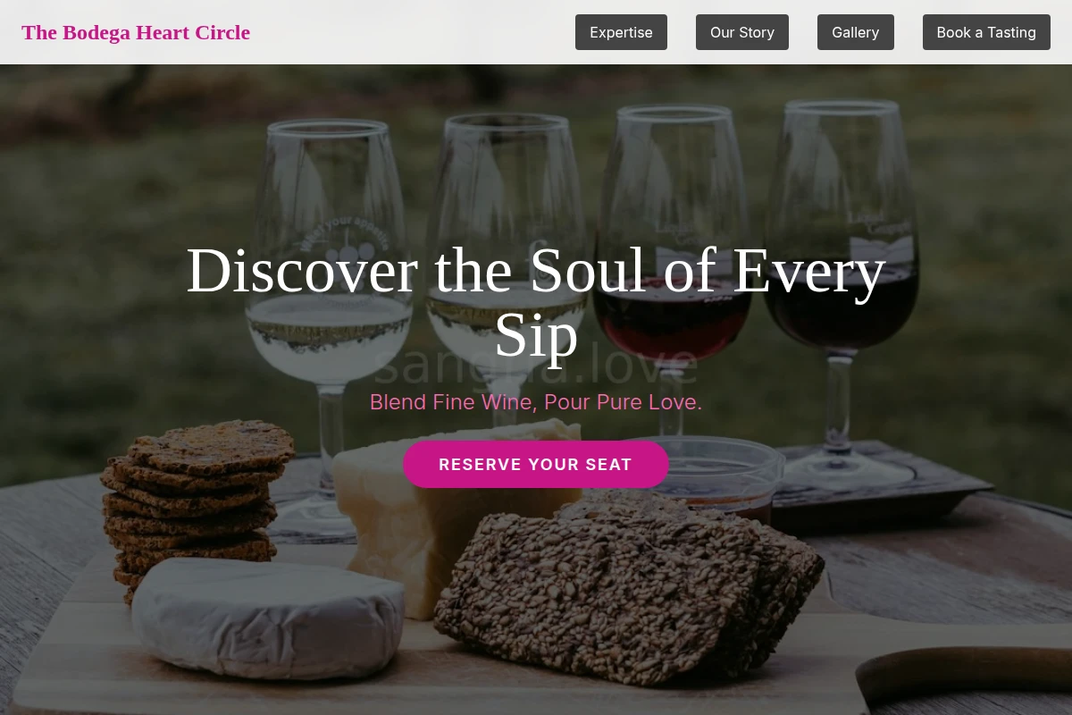 Artisanal Wine Tasting